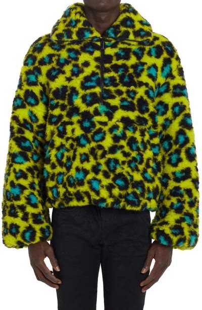 versace jacket zip leopard